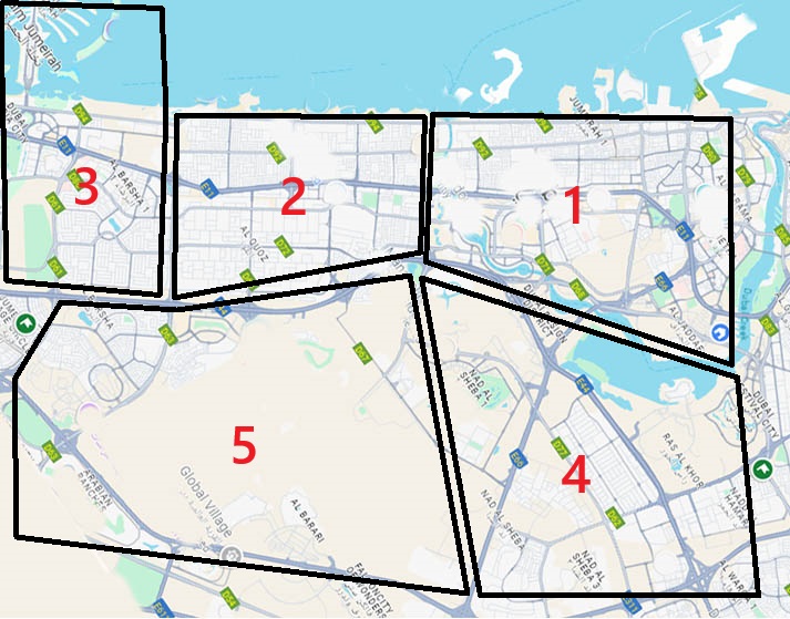 Area 1-5 (choose here for any area)